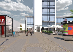 BE Arkitekter. Arkitekt. Vanløse. Forslag til hy parkering på Frode Jakobsens Plads i Vanløse